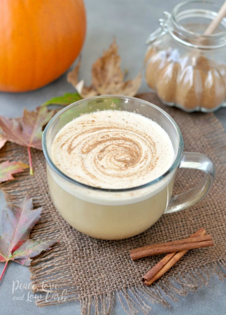 cup of pumpkin coffee