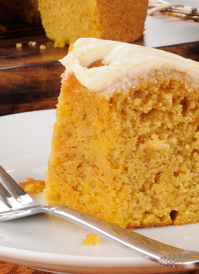 Pumpkin Spice Cake with Cream Cheese Frosting
