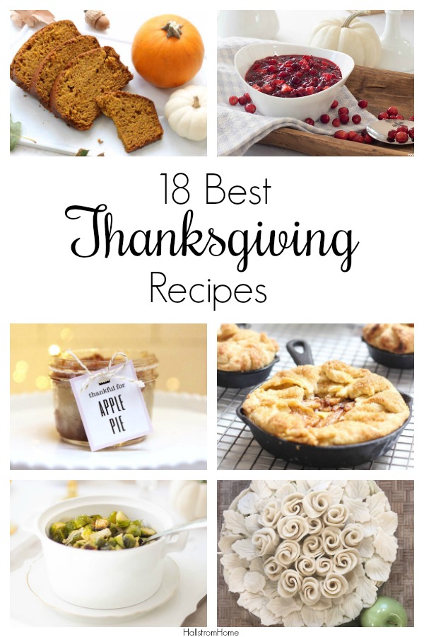 18 Thanksgiving Recipes You Need to Try|best Thanksgiving recipes|easy Thanksgiving recipes|easy Thanksgiving side dishes|Thanksgiving side dishes|Thanksgiving recipe ideas|kids recipes|Thanksgiving appetizers|fall recipes|recipes for kids|hallstromhome