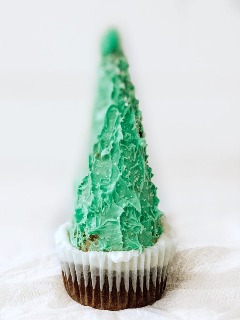 Christmas Tree Cupcakes With Sugar Cones Hallstrom Home