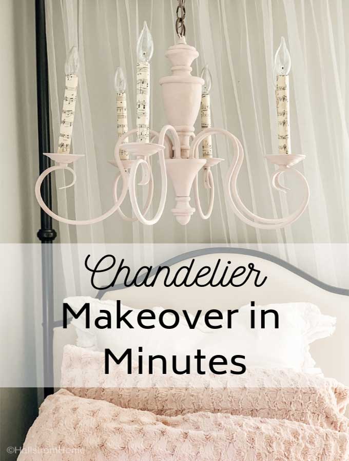 Chandelier Makeover in Minutes\Bedroom on a Budget|diy chalk paint|chalk paint|chalk paint tips|shabby chic decor|bedroom makeover|how to|kids crafts|diy crafts|farmhouse decor|shabby chic farmhouse decor|chandelier makeover|chandelier update|how to chalk paint on metal|hallstrom Home