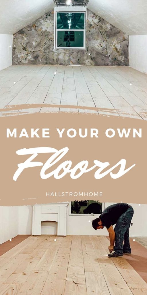 Make Your Own Plank Flooring-Using 1 x 12" Lumber|make your own wood flooring|homemade wood flooring|hard wood flooring|how to plain wood|hardwood flooring|office design|custom office space|how to put in flooring|how to put in wood flooring|design your office space|hallstrom home