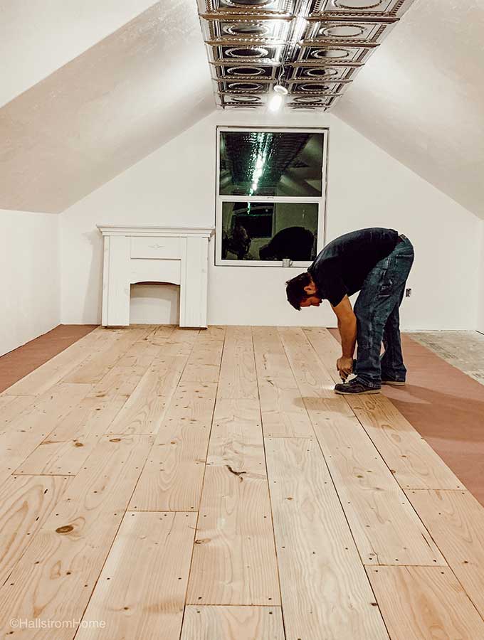 Make Your Own Plank Flooring Using 1 X, How To Do Hardwood Flooring Yourself