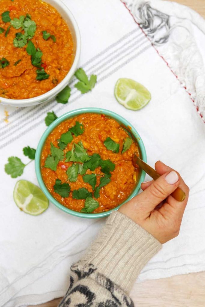 coconut curry soup