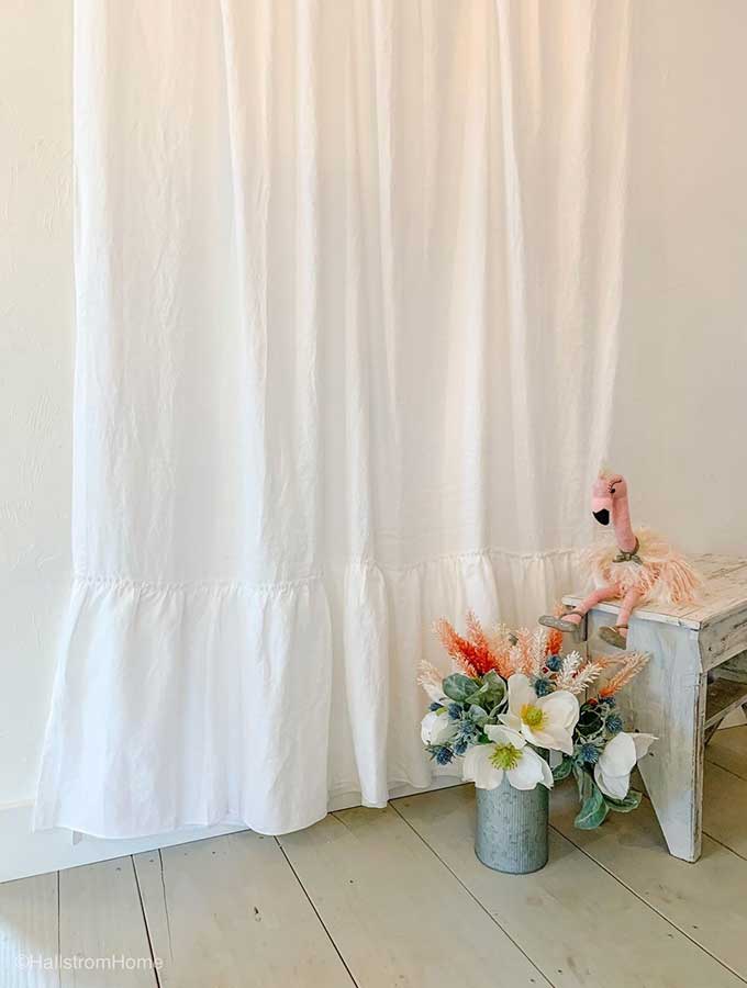 Shabby Chic Linens|shabby chic bedding|romantic bedding|ruffle linens|bathroom linens|bedroom linens|table linens|shabby chic linens|farmhouse decor|ruffle pillows|ruffled shower curtains|handmade linens|linen is best|farmhouse hygge|hygge linen|how to care for linen|hallstromHome