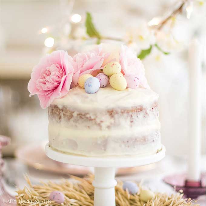 Spring Tablescape with Easy Desserts|Spring tablescape|easter tablescape|cake recipes|cupcake recipes|easy recipes|easy desserts|happy happy nester|coconut cake|carrot cake|easter dessert|farmhouse tablescape|modern tablescape|table setting|spring table setting|best dessert|kids dessert|Hallstrom Home