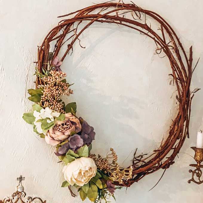 Spring Wreath Ideas|unique Spring wreath ideas|spring wreath diy|wreath diy|easter wreath|succulent wreath|boxwood wreath|cotton stem wreath|bicycle wreath|floral wreath|Spring wreath Pinterest|diy wreath ideas|how to make a floral wreath|Spring wreath ideas with burlap|grapevine wreath for spring|Spring wreath ideas for front door|spring diy|kids diy|easy diy|homemade Spring wreath ideas|Hallstrom Home