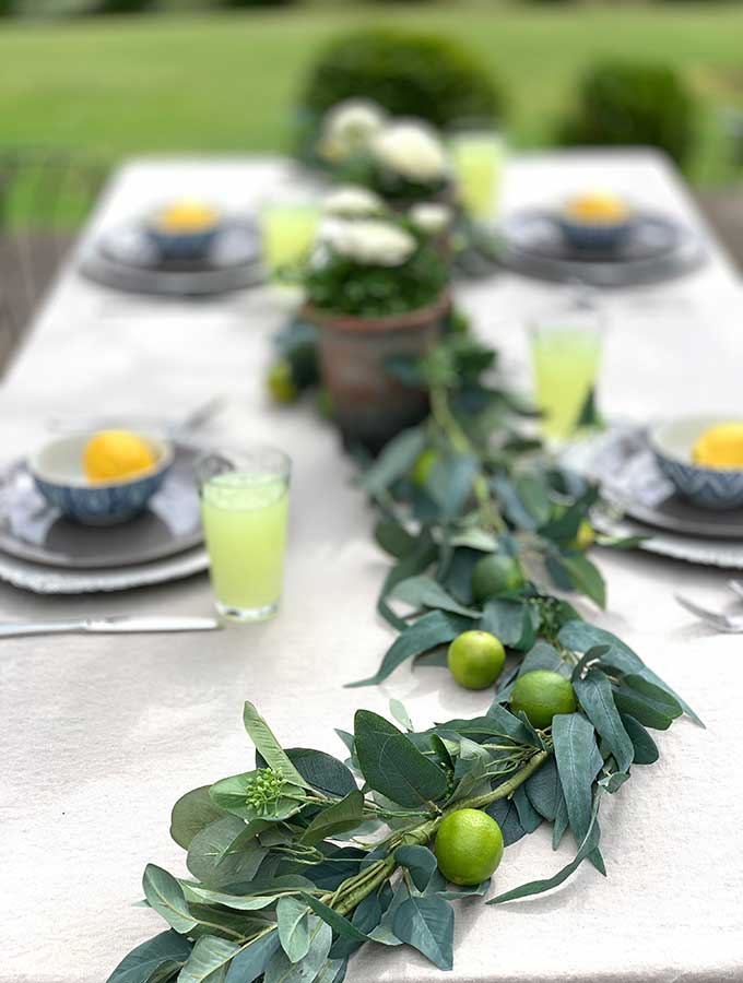 Spring Outdoor Table Ideas|Casual outdoor table|Spring tablescape|outdoor party|party planning|farmhouse|farmhouse dining|patio dining|Spring outdoor decorations|summer decorations|Outdoor table centerpieces|outdoor table decorating ideas|dinner party|shabby chic|farmhouse style|how to style|how to style outdoor table|hallstrom home