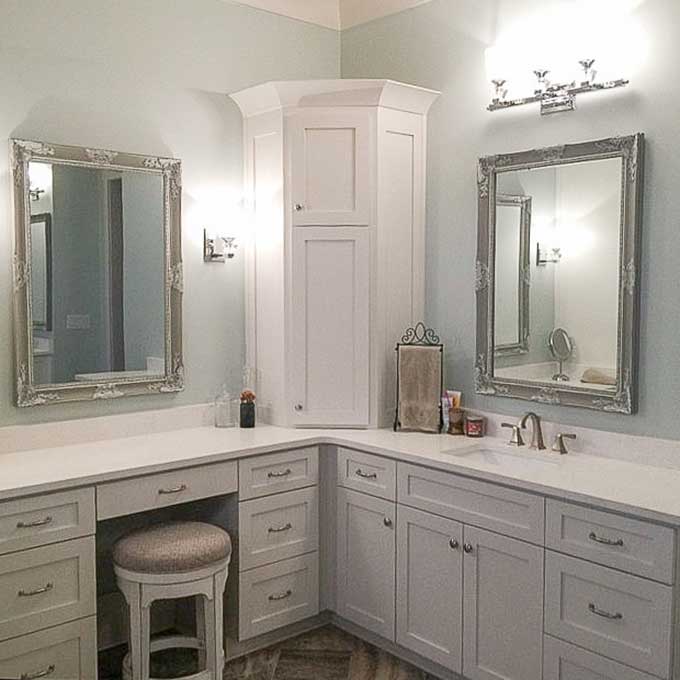 Beautifully Framed Bathroom Mirrors|vanity mirror|bathroom mirror|shabby chic|farmhouse|framed mirror|home decor|wall mirror|large mirror|Hallstrom Home