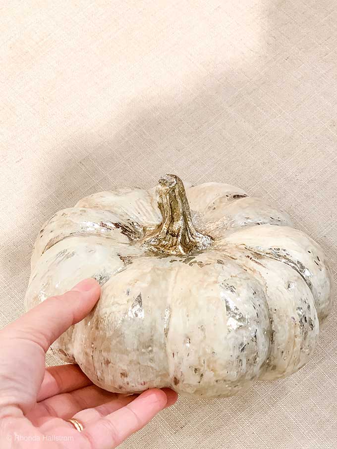 Pumpkin Crafts-How to Make Gold Leaf Pumpkins| gold gild pumpkin|gold leaf pumpkin|pumpkin diy|pumpkin crafts|fall crafts|fall diy crafts|easy pumpkin painting|gold home decor|gold fall decor|house beautiful|gold home decor|farmhouse style|shabby chic home|farmhouse home style|fall farmhouse style|Hallstrom Home