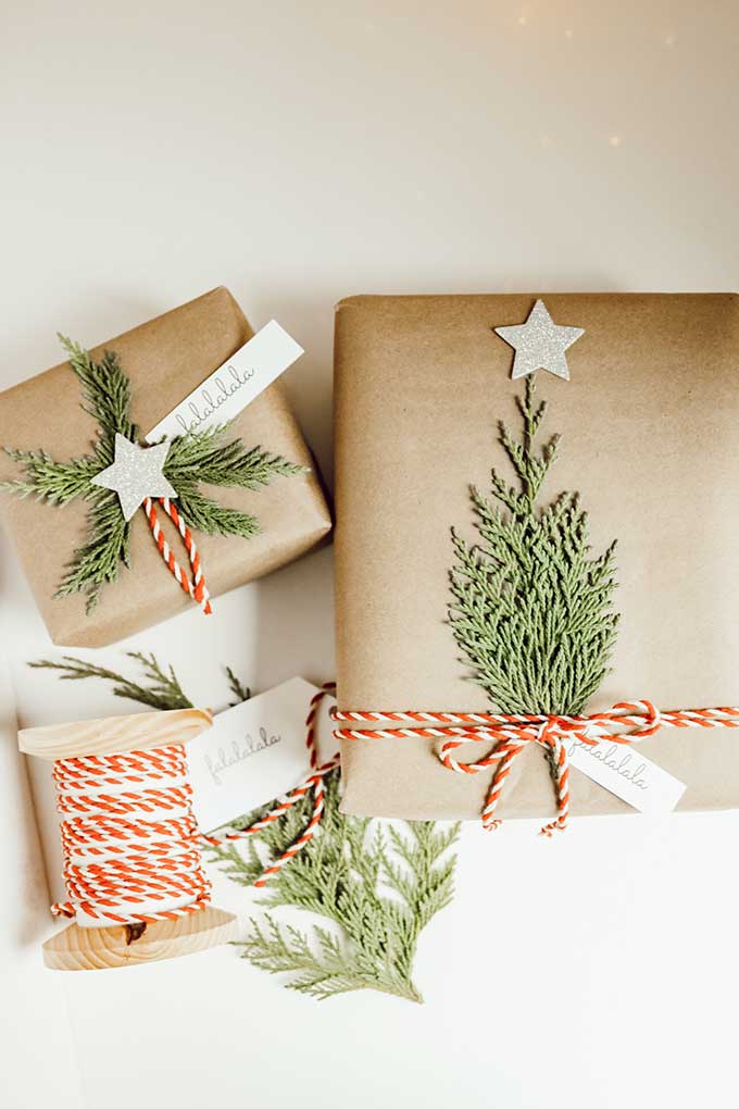 Christmas Gift Wrap Ideas: 12 Ways To Use Natural Materials