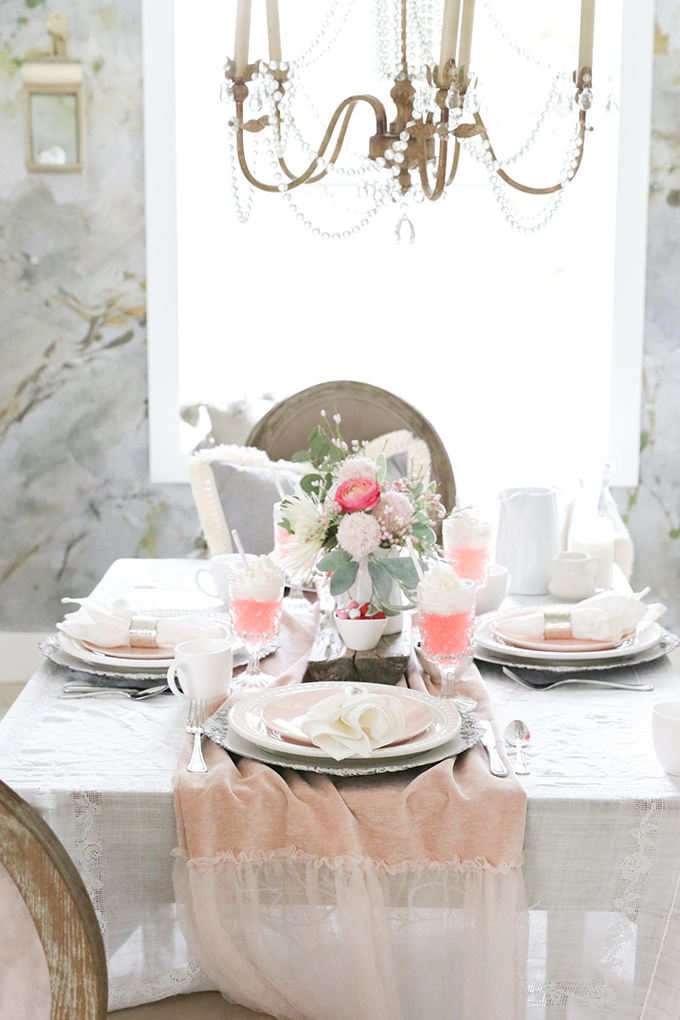 Valentine’s Table Setting