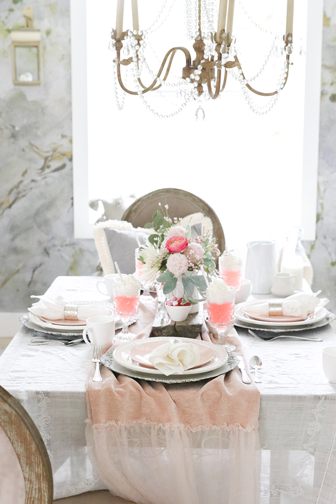 Valentine's Table Decor DIY - Hootshack