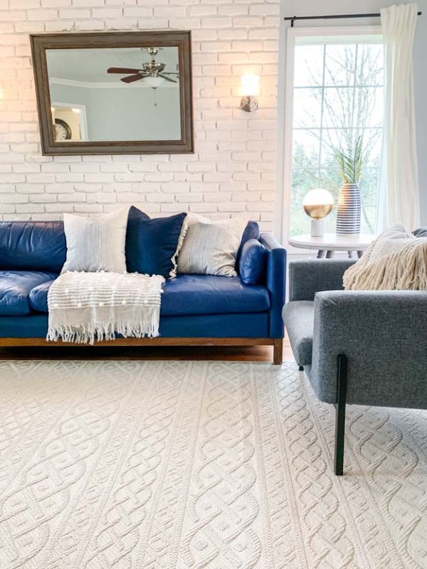 How to Chalk Paint a Leather Sofa Hallstrom Home