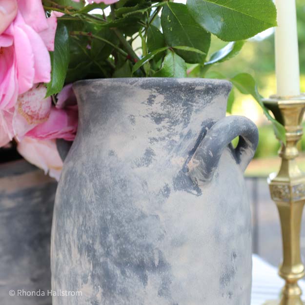 Modern Farmhouse Mud Paint Vases |mud vase|diy mud vase|painted vase|painting diy|mud vase tutorial|diy aged pots|diy found pottery|diy textured vase|textured vase|diy mud vase farmhouse|farmhouse diy|modern farmhouse|Hallstrom Home