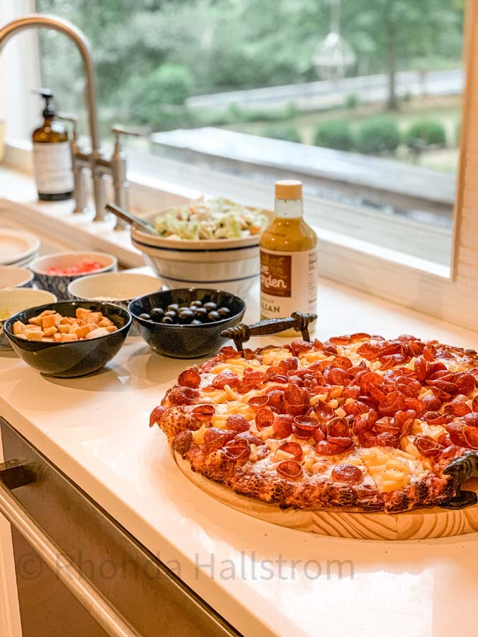 Family Pizza Night at Home