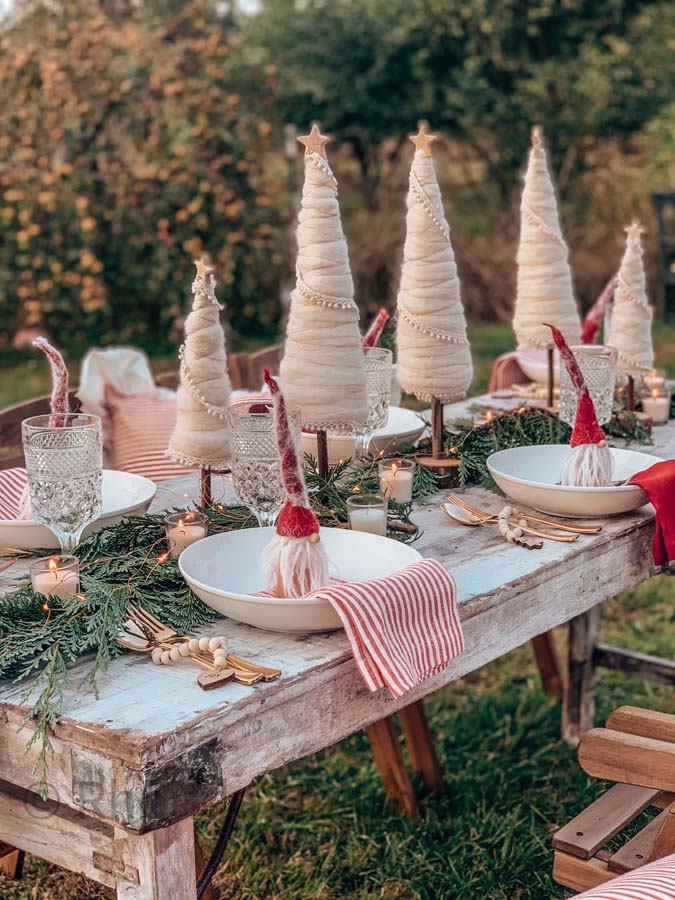 How-to - DIY Cone Christmas Trees