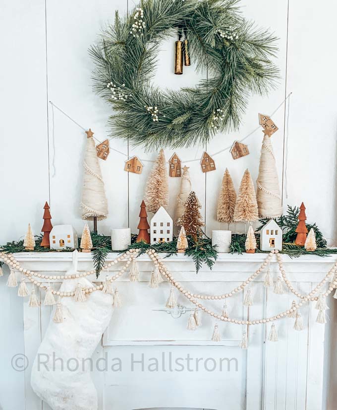 DIY Wood Bead Garland with Tassels – Hallstrom Home