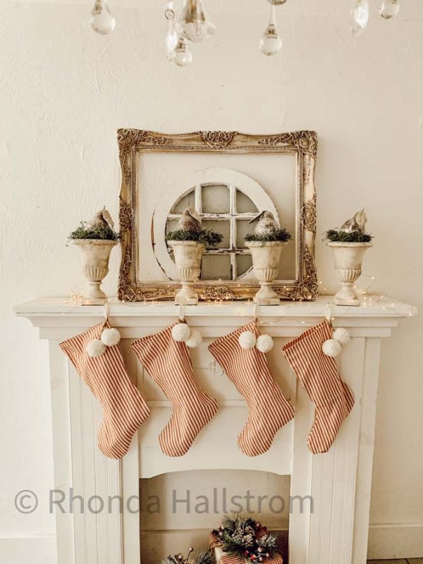 Farmhouse Christmas Stocking 