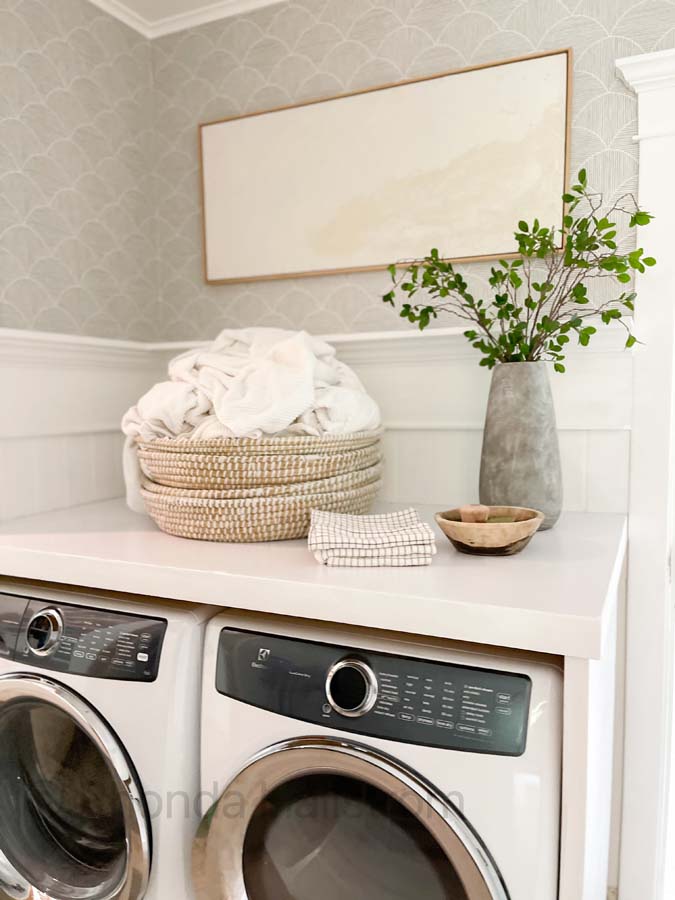 A Laundry Room Transformation by Tartan  Toile That Youll Have to See to  Believe