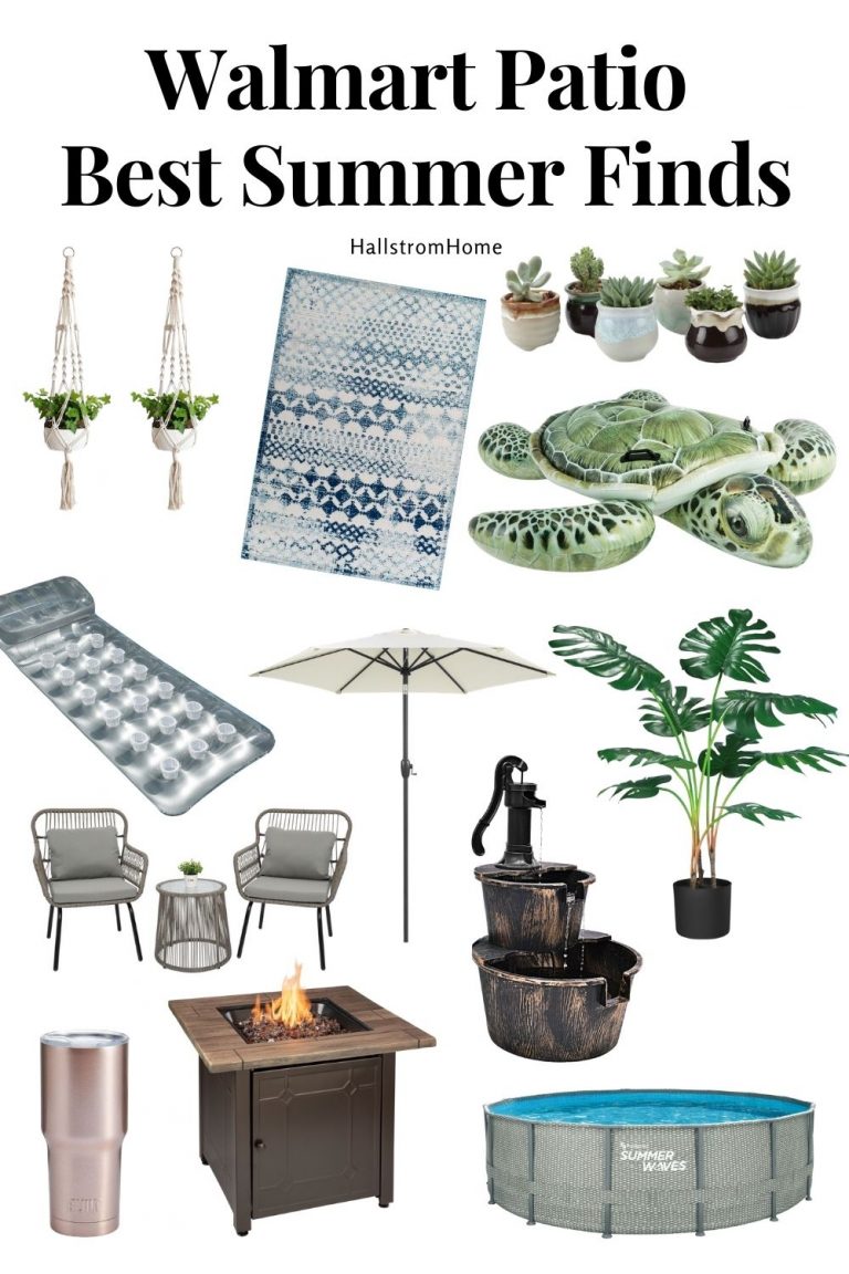 Walmart Patio / Walmart Patio Best Summer Finds / Outdoor Furniture / Walmart decor ideas / fun summer ideas / best walmart finds / walmart outdoor furniture / walmart floaties / walmart home decor / hallstromhome