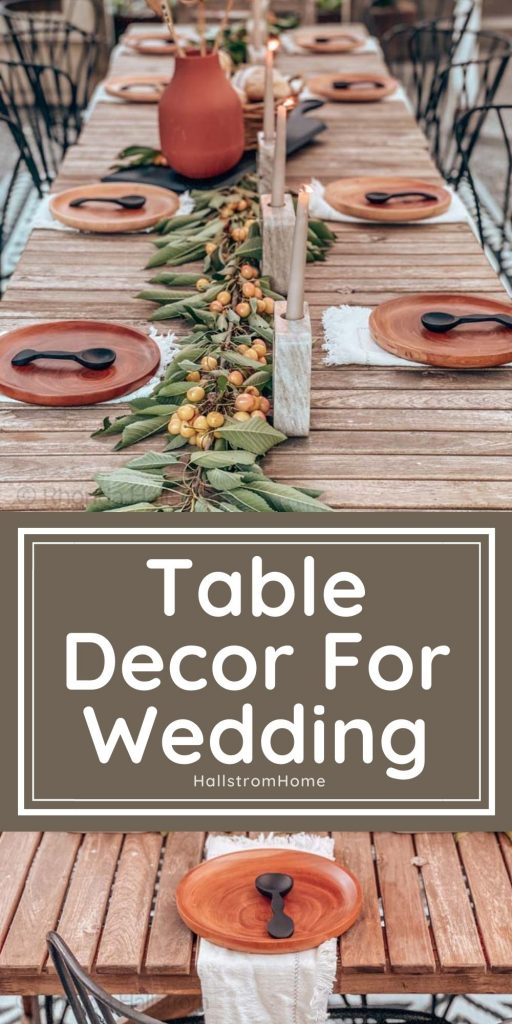 Table Decor For Wedding / table decorations for wedding / table decor wedding / ideas for table decor / table decor wedding ideas / hallstromhome