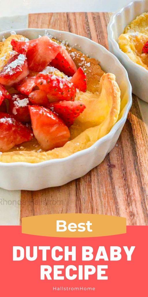 Best Dutch Baby Recipe / Dutch Baby / Dutch Baby Recipe / Dutch Baby Pancake / How To Make Dutch Baby Recipe / Breakfast Recipe / Breakfast With Eggs / Easy Breakfast / Breakfast Recipe Easy / HallstromHome