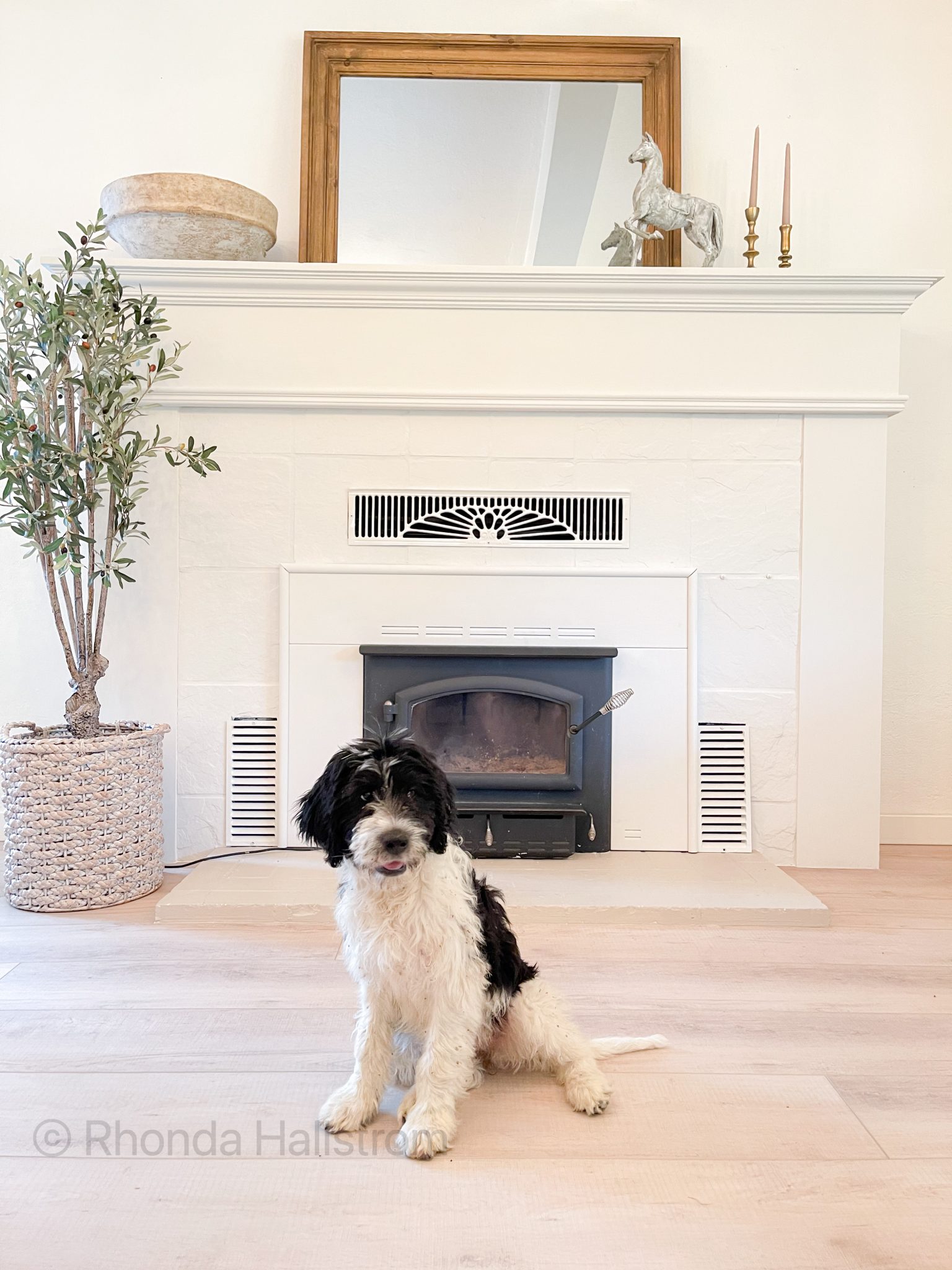 Painting A Fireplace White – Hallstrom Home