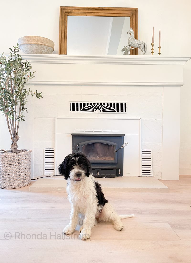 Painting A Fireplace White