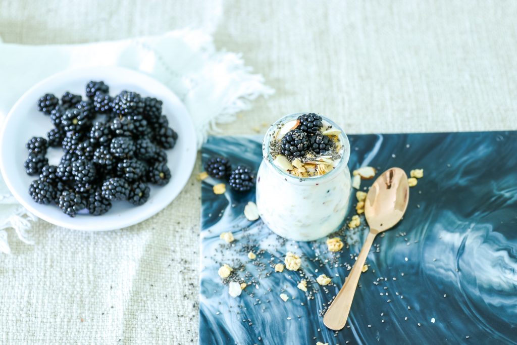 Yogurt Breakfast In A Jar / Yogurt Breakfast Bowl / Greek Yogurt And Granola / Breakfast In A Jar / Yogurt In A Jar / HallstromHome 