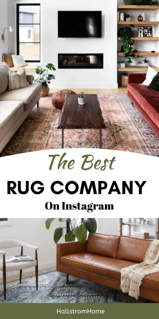 The Best Rug Company on Instagram / Modern Entry Rugs / Farmhouse Living Room Rugs / Large Rugs For Bedroom / Modern Farmhouse Style Area Rugs / Contemporary Living Room Rugs / Shop For Rugs Online / Hallstromhome