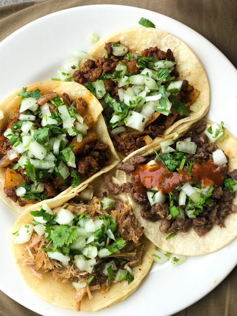Homemade Street Tacos / Taco Tuesday Ideas / Ingredients For Tacos / Healthy Taco Recipe / Gluten Free Street Tacos / HallstromHome