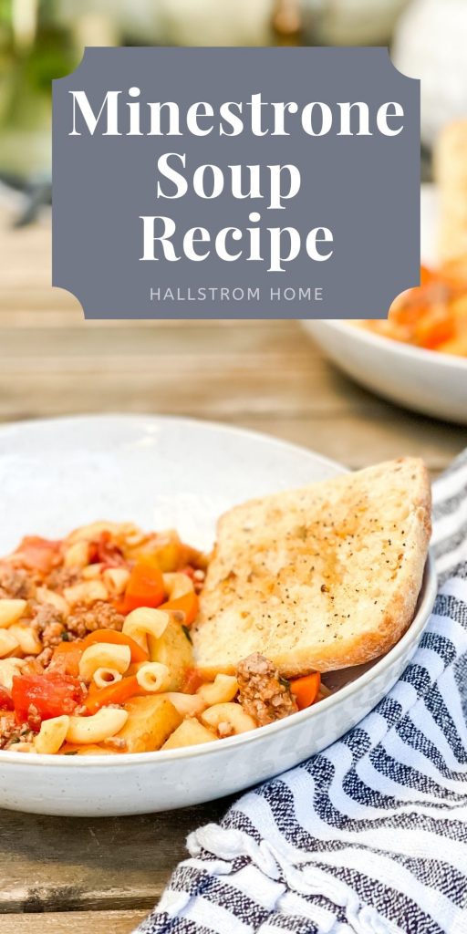 Recipe For Minestrone Soup From Olive Garden / Minestrone Soup Healthy Recipe / How To Make Minestrone Soup / Best Homemade Minestrone Soup / HallstromHome