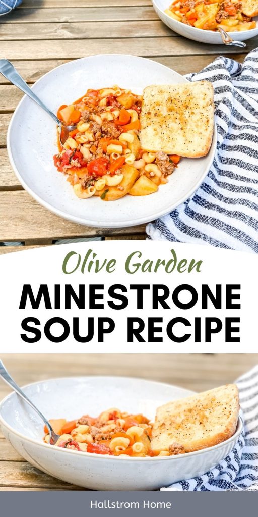 Recipe For Minestrone Soup From Olive Garden / Minestrone Soup Healthy Recipe / How To Make Minestrone Soup / Best Homemade Minestrone Soup / HallstromHome