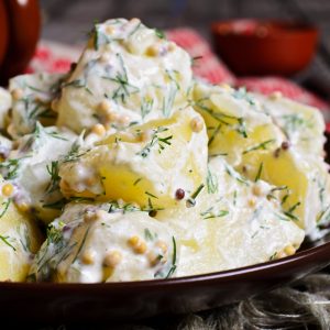 Potato Salad Homemade / Potato Salad Recipe Simple / Potato Salad Recipe Creamy / Potato Salad Recipe Southern / HallstromHome