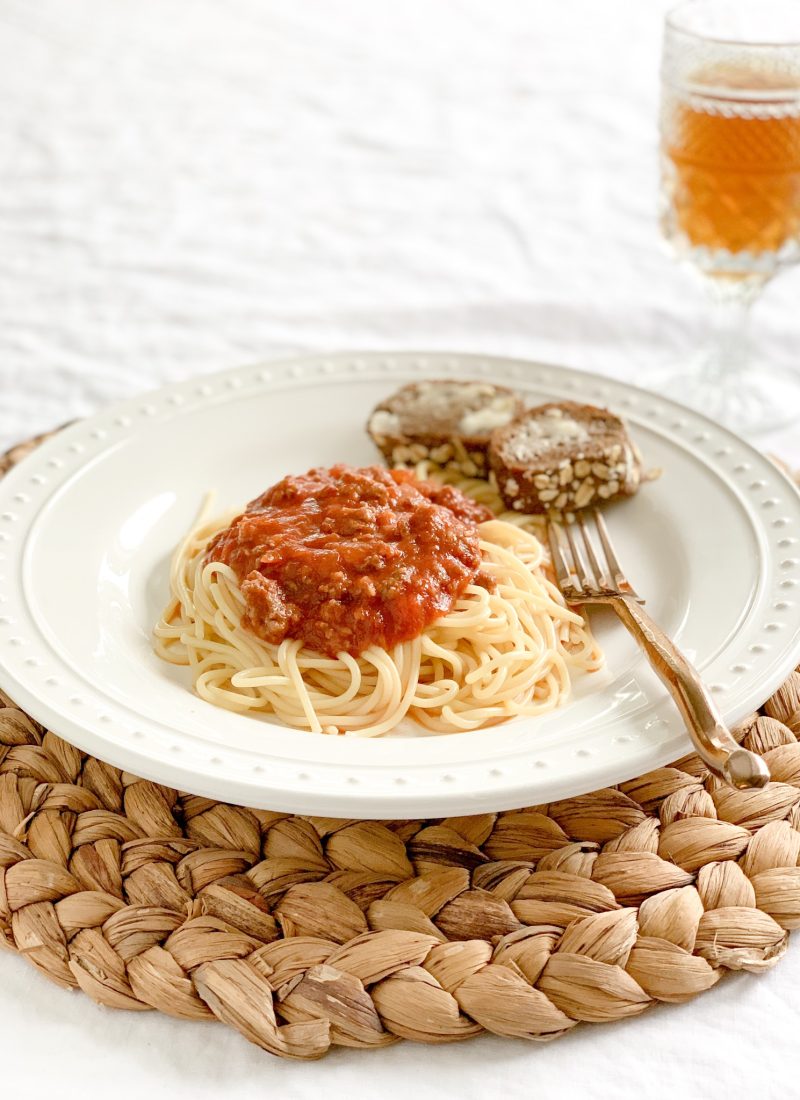 Homemade Spaghetti Sauce With Meat / Spaghetti Sauce With Meat / Spaghetti Sauce Recipe / Best Spaghetti Sauce Recipe / HallstromHome