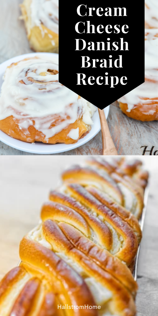 Cream Cheese Danish Braid Recipe / Cream Cheese Braid Bread / Cream Cheese Braid Recipe / Cream Cheese Bread Puff Pastry / HallstromHome