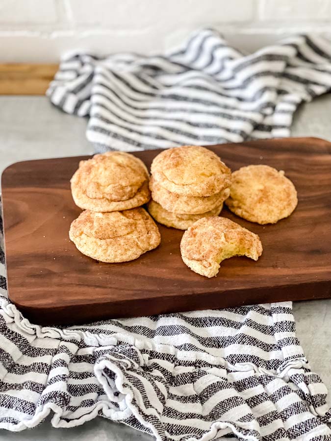 Cream Cheese Snickerdoodle Cookies