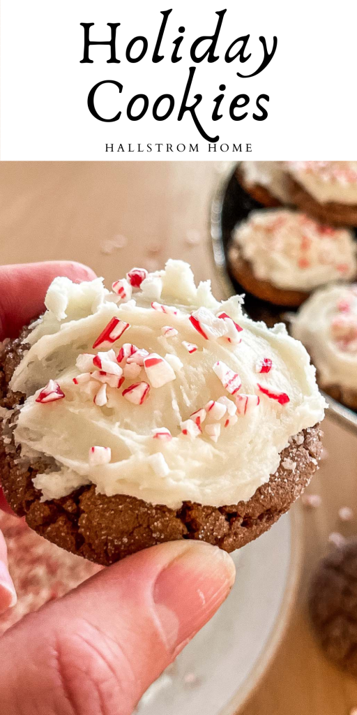 chewy chocolate cookies / holiday cookies / festive cookies / easy cookie recipe / the best party cookies / Hallstromhome