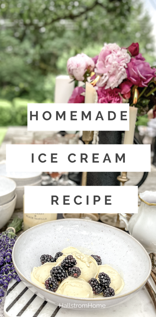 Classic Homemade Ice Cream / Homemade Vanilla Bean Ice cream for Cuisinart Ice cream machine / Fruity Homemade Ice cream Recipe