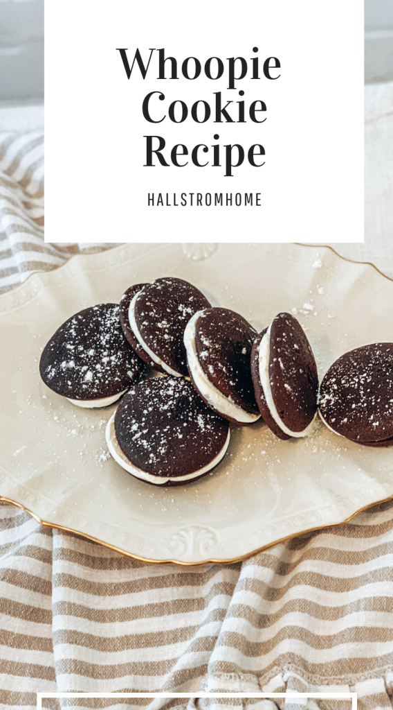 What is whoopie pie filling made of? / Why are my whoopie pies flat? / How to Store Whoopie Pies / Recipe Tips / Hallstromhome