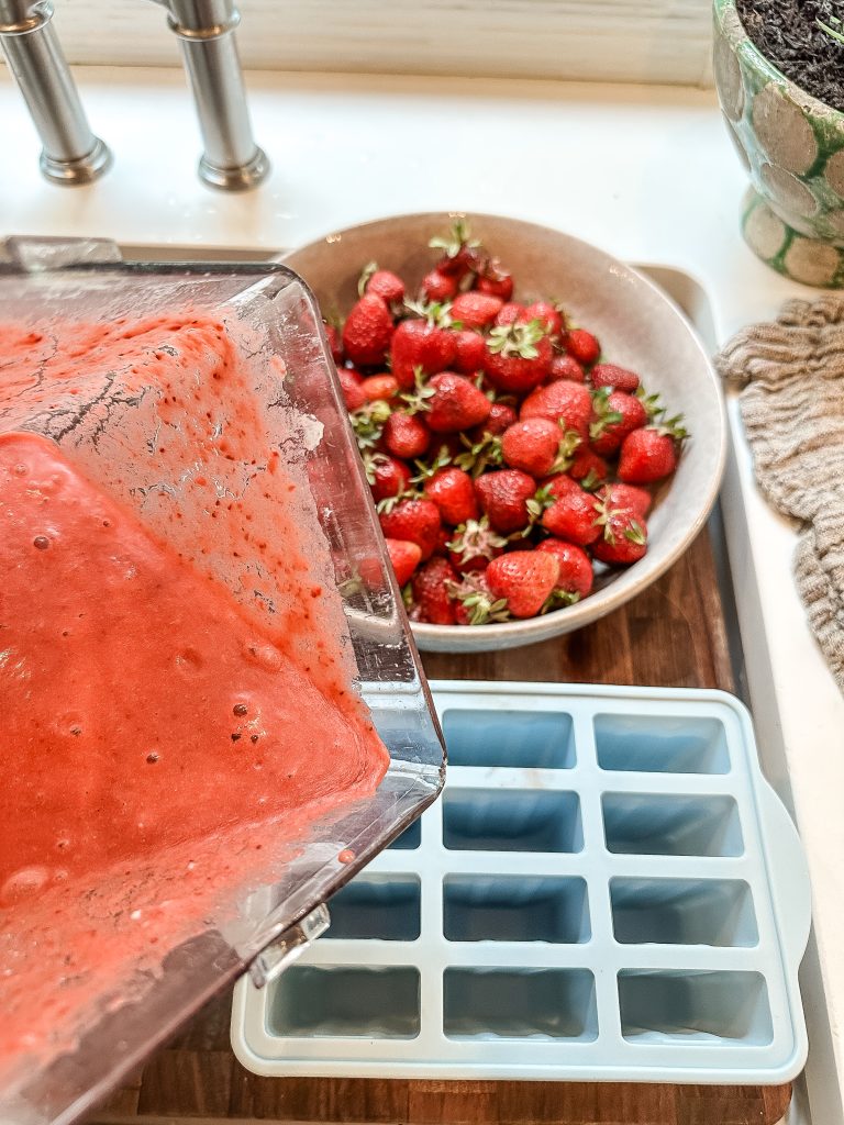 Strawberry Coconut Popsicle/ strawberry popsicle/ summer treat/ summer recipes/ easy recipes/ kids popsicle/ healthy popsicle