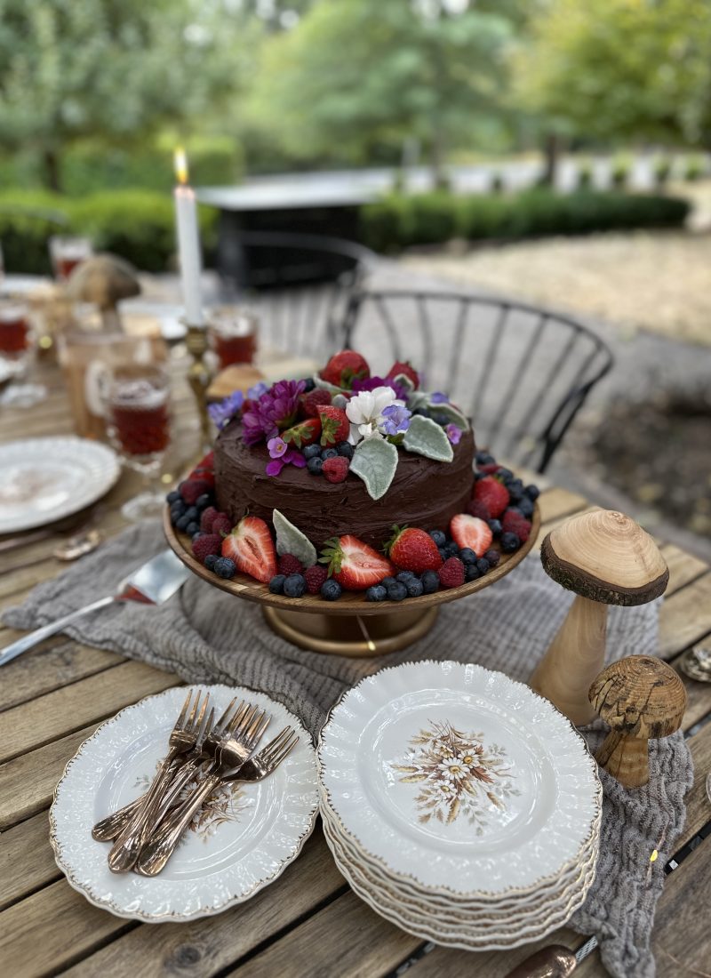 Best Chocolate Cake with Buttercream and Raspberry Filling