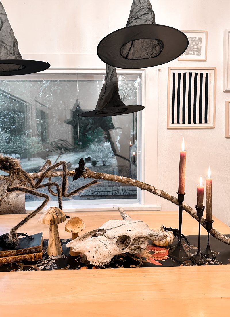 Spooky Halloween Table Setting