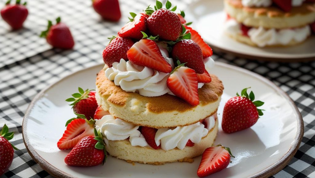 homemade strawberry shortcake