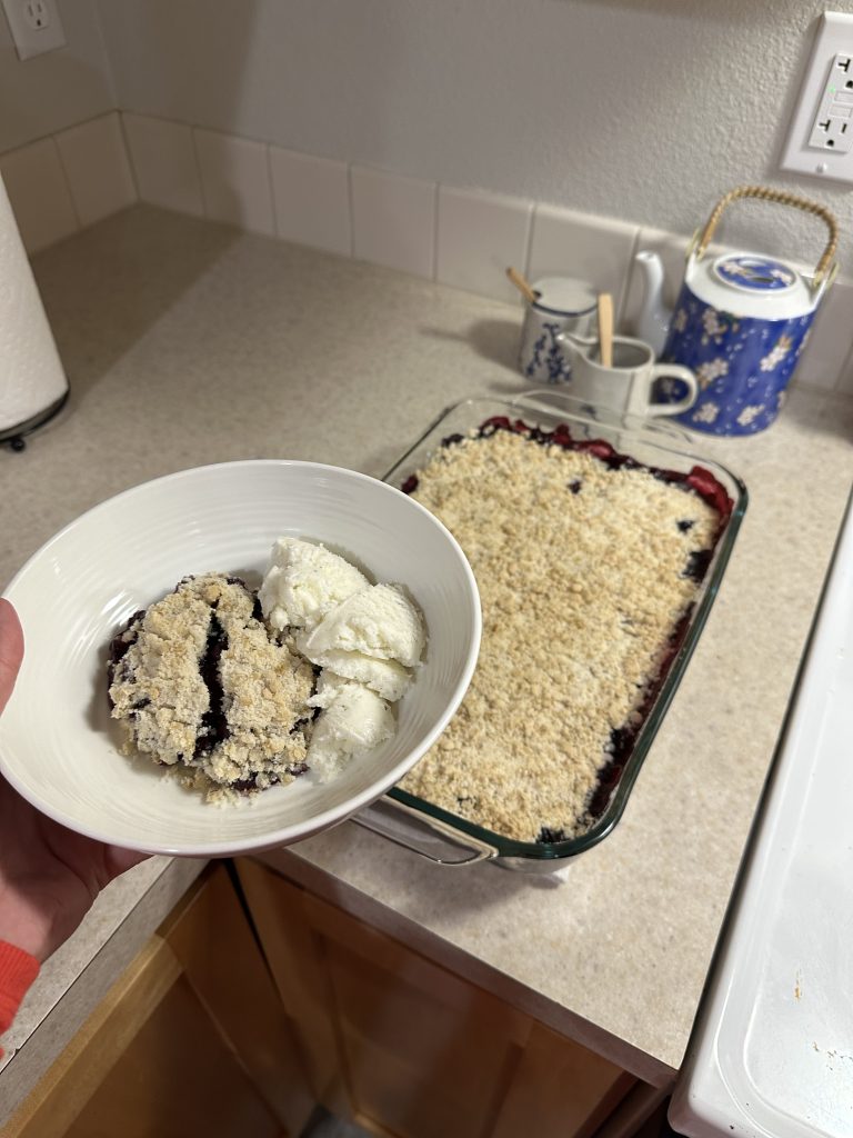 Blueberry Crumble
