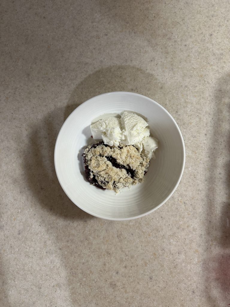 Blueberry Crumble