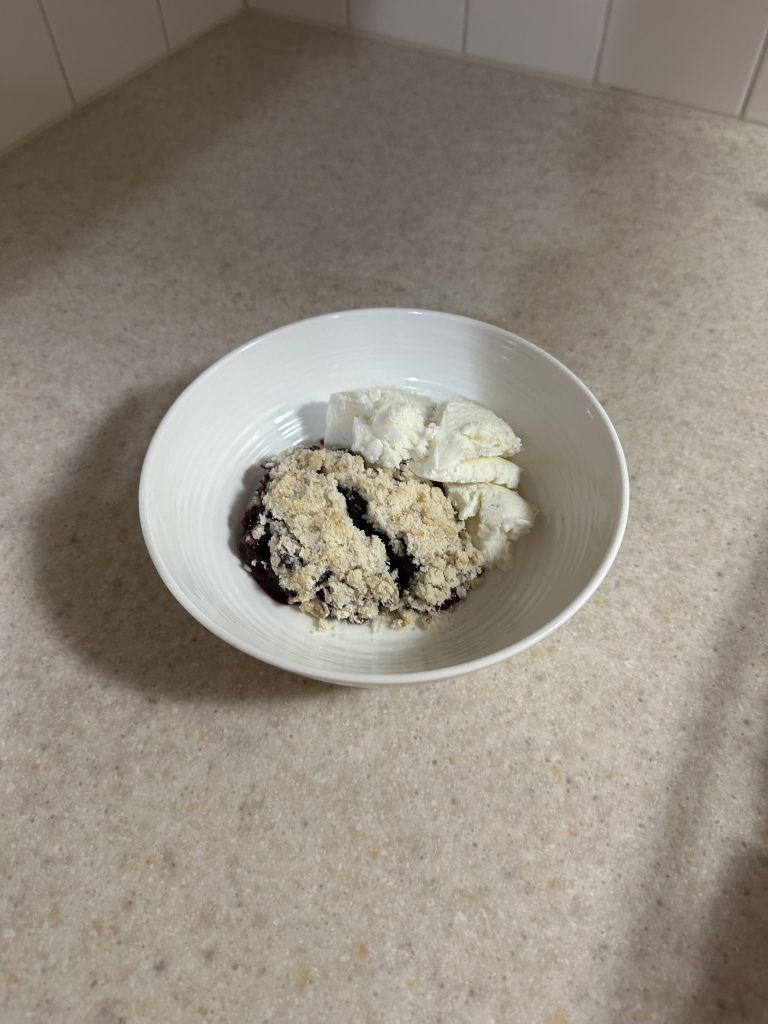 Blueberry Crumble